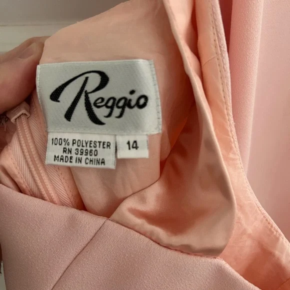 Vintage Pink High Neck Backless Cocktail Dress - Picture 5 of 5